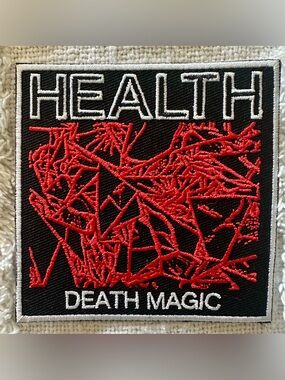 health death magic iron on patch
